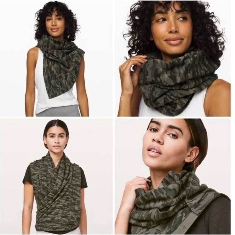 lululemon Vinyasa versatile scarves. Four pattern options. Please choose.